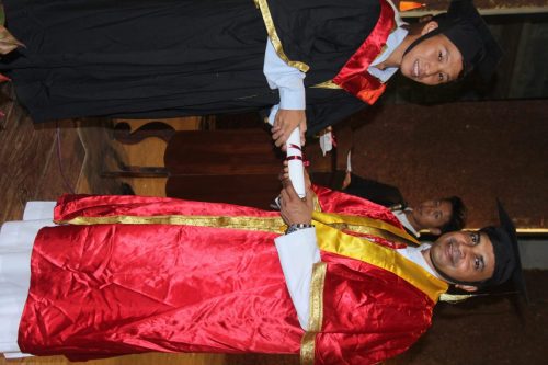 Handing down of the Certificate.
